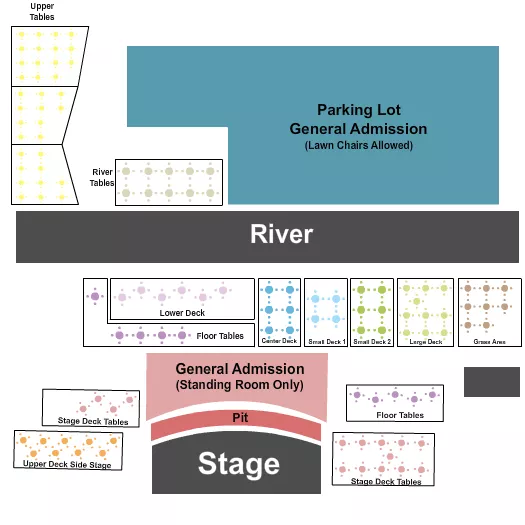 ENDSTAGE 2 Seating Map Seating Chart