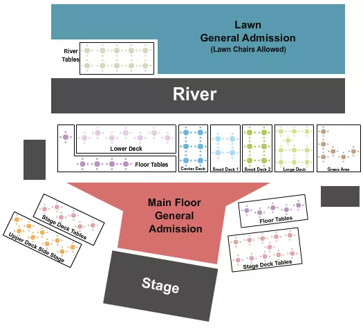 ENDSTAGE Seating Map Seating Chart