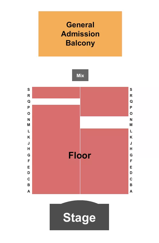GA RSVD Seating Map Seating Chart