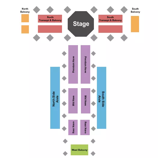 CONCERT Seating Map Seating Chart