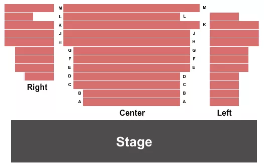 ENDSTAGE Seating Map Seating Chart