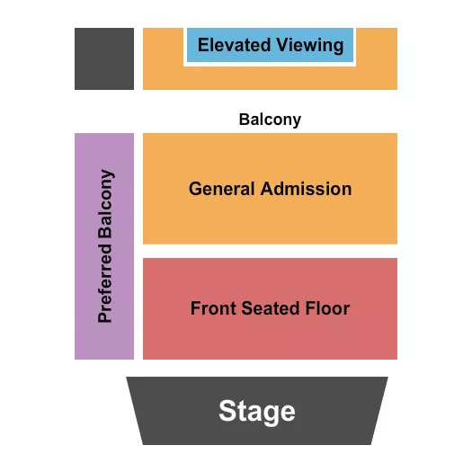FRONT SEATED FLOOR Seating Map Seating Chart