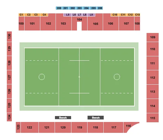 LACROSSE Seating Map Seating Chart