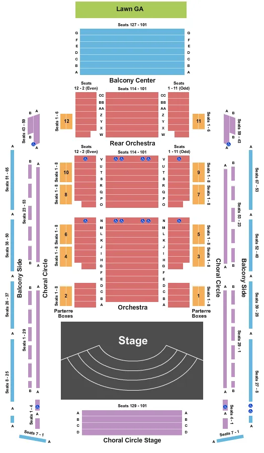 END STAGE 2 Seating Map Seating Chart