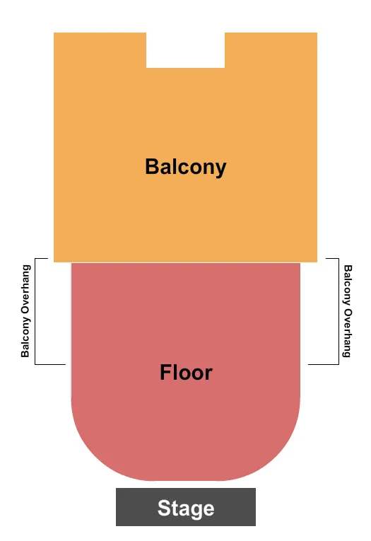 GA FLOOR GA BALCONY Seating Map Seating Chart