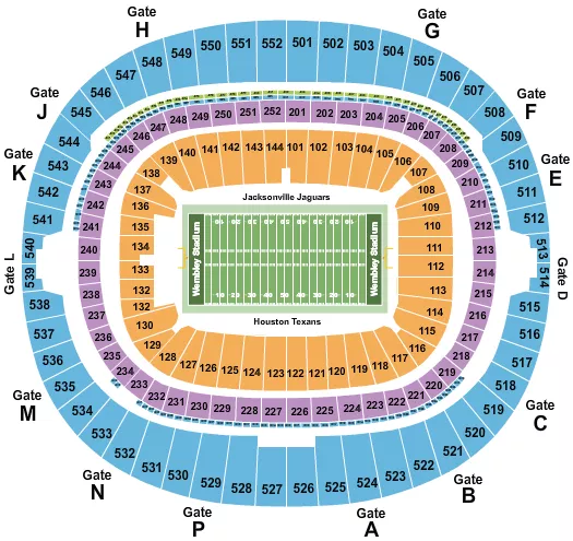 FOOTBALL 2 Seating Map Seating Chart