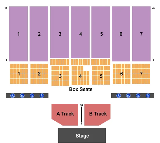 ENDSTAGE 2 Seating Map Seating Chart