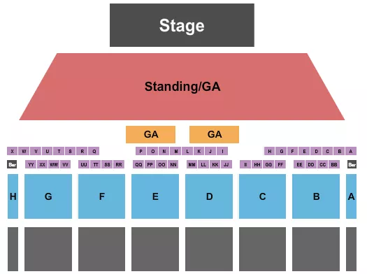 WESTERN IDAHO EXPO FAIR ENDSTAGE Seating Map Seating Chart