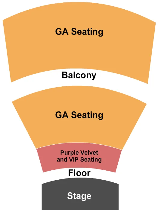 WESTGATE CABARET AT WESTGATE LAS VEGAS RESORT CASINO END STAGE Seating Map Seating Chart