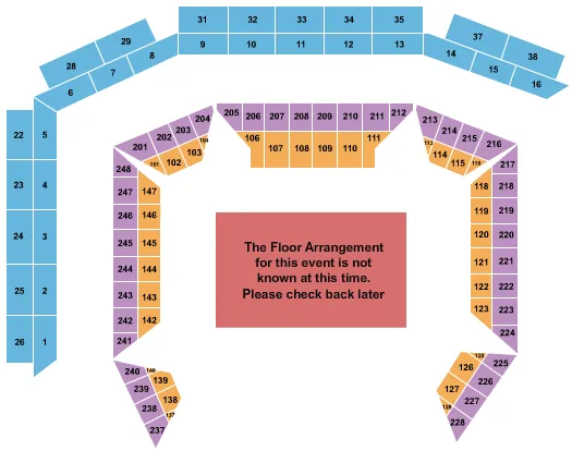 GENERIC FLOOR Seating Map Seating Chart