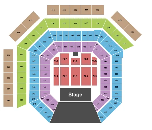GOVT MULE 2 Seating Map Seating Chart