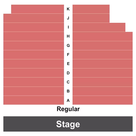 ENDSTAGE Seating Map Seating Chart