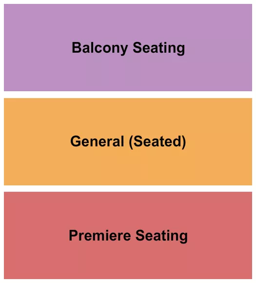 PREMIERE GA BALCONY Seating Map Seating Chart