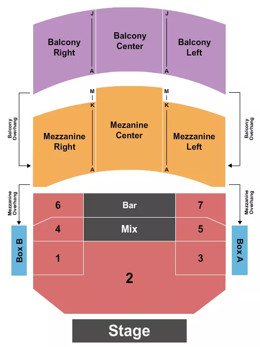 WILBUR THEATRE MA ENDSTAGE NUMBERED FLOOR Seating Map Seating Chart