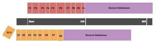 RACETRACK Seating Map Seating Chart