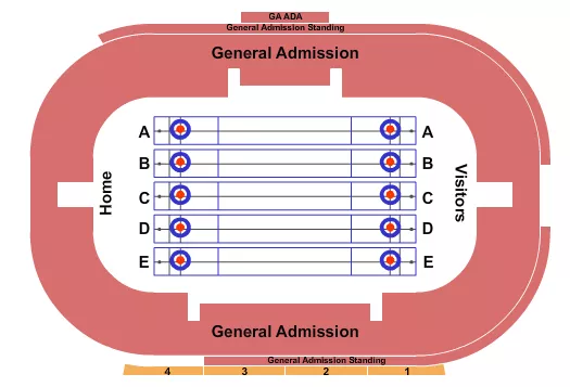 CURLING GA Seating Map Seating Chart