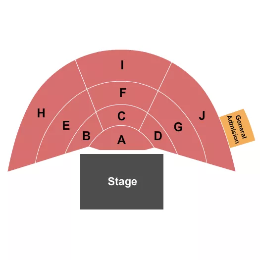 WIND CREEK CASINO AND HOTEL ATMORE ENDSTAGE W GA Seating Map Seating Chart