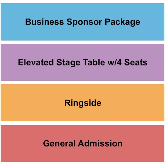 MICRO WRESTLING Seating Map Seating Chart