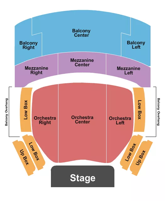 WINTER GARDEN THEATRE TORONTO END STAGE WINTER GARDEN Seating Map Seating Chart