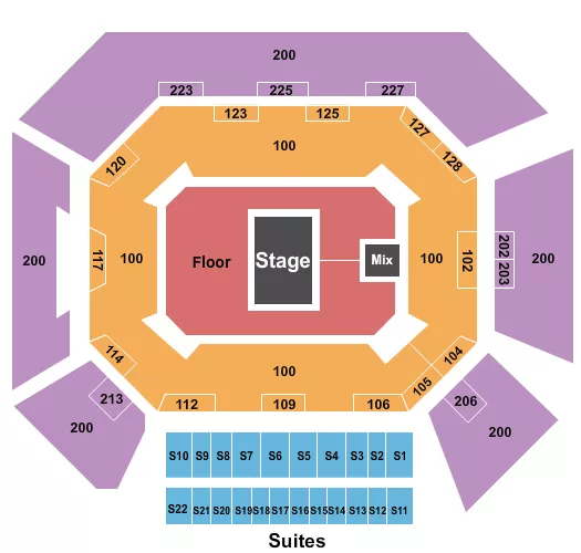 GA BY LEVEL 2 Seating Map Seating Chart