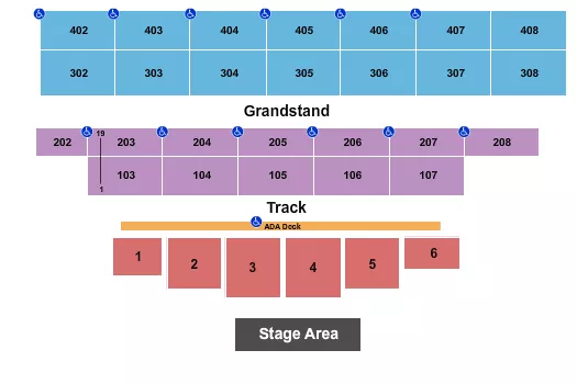 ENDSTAGE 2 Seating Map Seating Chart