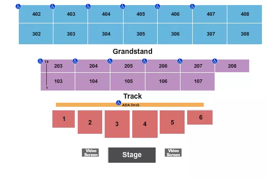 ENDSTAGE 3 Seating Map Seating Chart