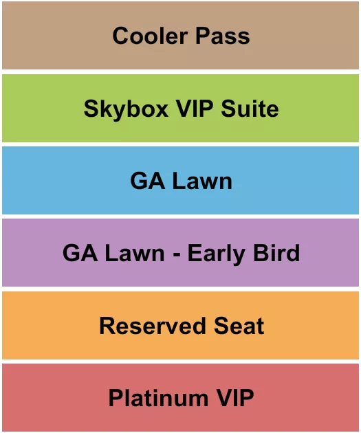 GA LAWN SKYBOX RSVD PLATINUM Seating Map Seating Chart