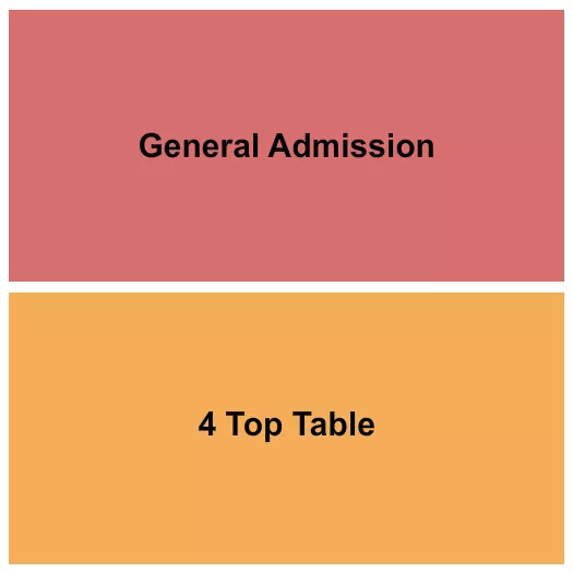 GA TABLE Seating Map Seating Chart