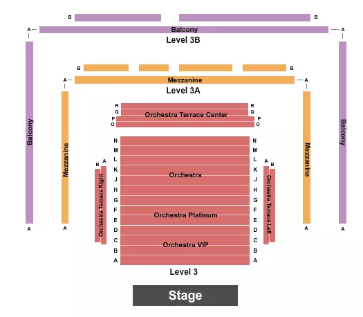 ENDSTAGE 3 Seating Map Seating Chart