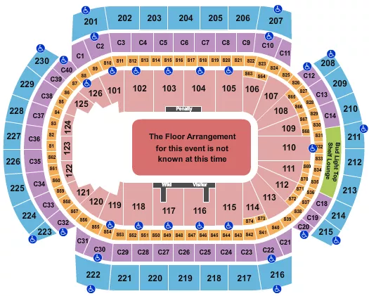 GENERIC FLOOR Seating Map Seating Chart