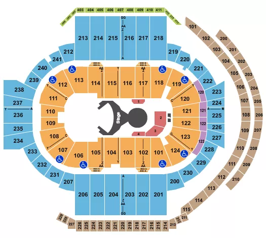 CIRQUE OVO Seating Map Seating Chart