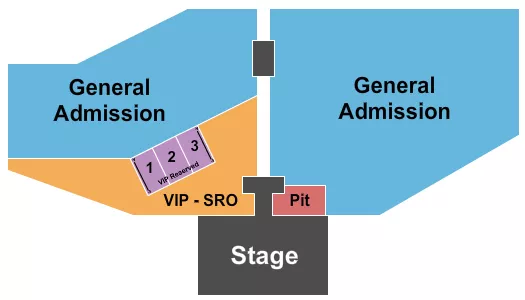 GA VIP PIT Seating Map Seating Chart