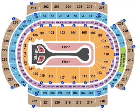 BENSON BOONE Seating Map Seating Chart