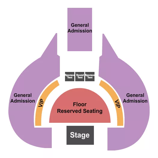 ENDSTAGE GA Seating Map Seating Chart