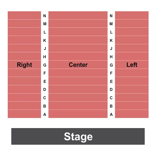 ENDSTAGE Seating Map Seating Chart