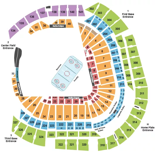 HOCKEY Seating Map Seating Chart